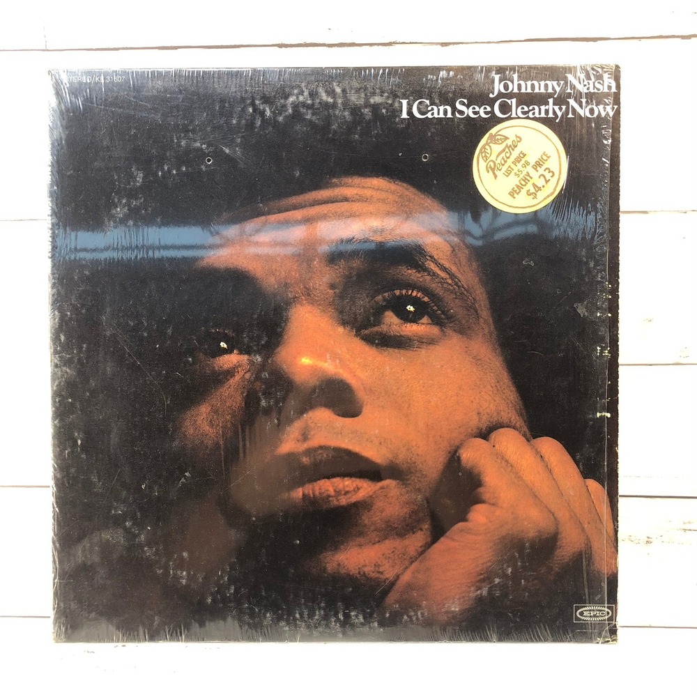 Johnny Nash I Can See Clearly Now Vinyl LP 1972 Epic KE 31607 Reggae Pop Record